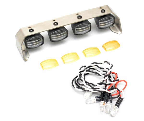 Team Raffee & Co Stainless Steel Fog Led Light Set Yellow BRK770082Y