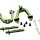 Team Raffee & Co Aluminum Front Hoop And Body Post Set Green for Axial SCX10 TRC/SCX38G