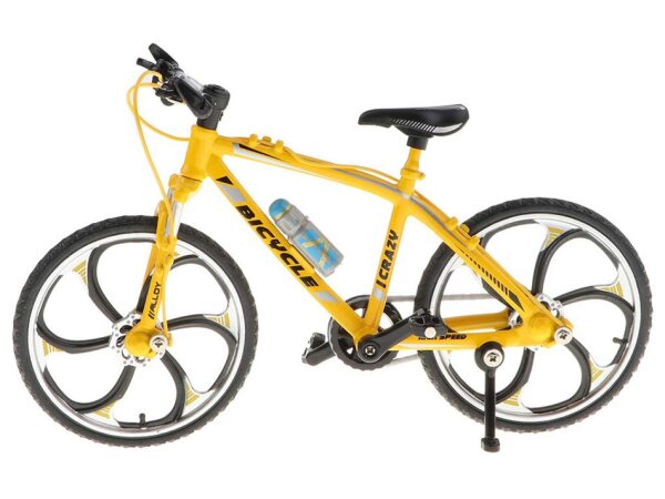 Team Raffee & Co Scale Accessories - 110 Mountain Bike I Yellow BRSCAC250Y