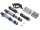 Team Raffee & Co Aluminum Adjustable Piggyback Double Spring Shocks 90MM (2) for Crawlers Black BRQ90319-90MMBK