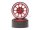 Team Raffee & Co 1.9" Aluminum Beadlock Wheels 10 Spoke (2) Red TRC/302753R