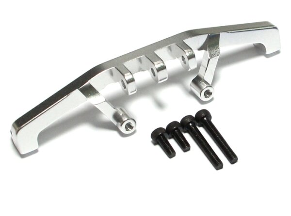 Team Raffee & Co Aluminum Rear Upper Link Mount Bracket Silver for Axial SCX10 TRC/SCX32S