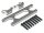 Team Raffee & Co Aluminum Rear Upper Brace Set - Silver for Axial Yeti TRC/050304S