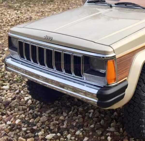 Team Raffee & Co Chrome Front Grill and Front & Rear Bumper for Cherokee XJ Hard Body TRC/302206 Chrome TRC/302235V2