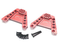Team Raffee & Co Aluminium Rear Shock Mount (2) Red...
