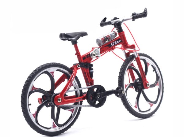 Team Raffee & Co Scale Accessories - 110 Mountain Bike E Red BRSCAC246R
