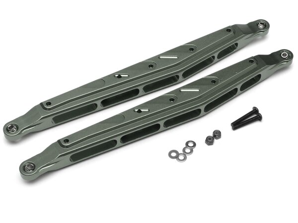 Team Raffee & Co Alumium  Rear Lower Links Set (2) Gun Metal for Axial Yeti XL TRC/663004GM
