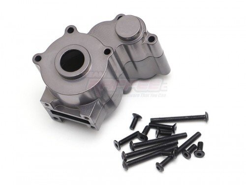 Team Raffee & Co Aluminum Gearbox Set Gun Metal for Element RC Enduro TRC/1059003GM