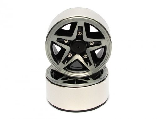 Team Raffee & Co EVO 1.9 High Mass Beadlock Aluminum Wheels Star - 5A (2) BRW760905