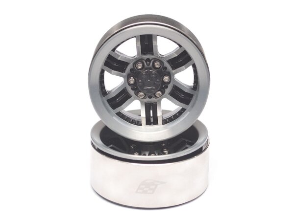 Team Raffee & Co EVO 1.9 High Mass Beadlock Aluminum Wheels Twin -7 (2) BRW760906