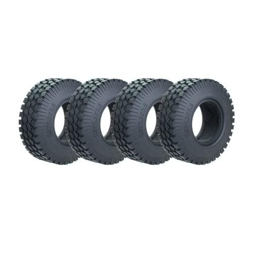 Team Raffee & Co 1.9 Crawler Tire 100mm For Defender D90 D110 TF2 SCX10 Type A (4) Black for Axial SCX10 BRQ32486