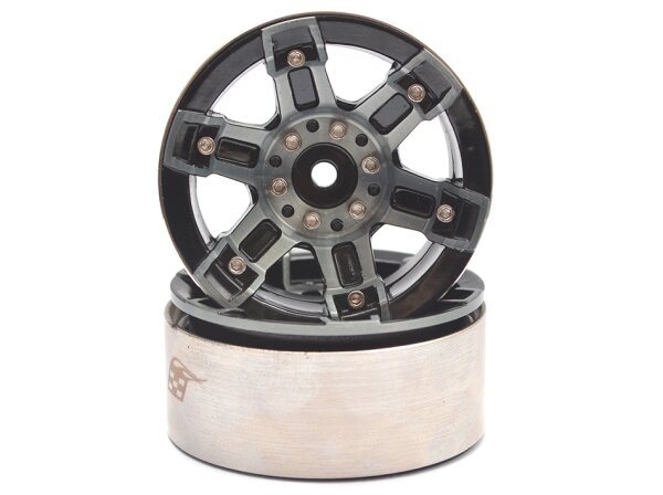 Team Raffee & Co EVO 1.9 High Mass Beadlock Aluminum Wheels HNC - 6 (2/Set) BRW760904