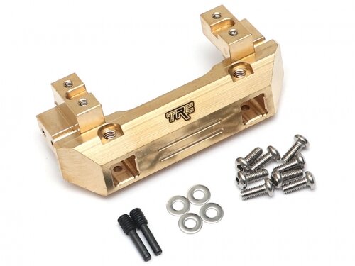 Team Raffee & Co Heavy Duty Brass Front Bumper with Servo Mount 130G for TRX4  for Traxxas TRX-4 TRC/302420