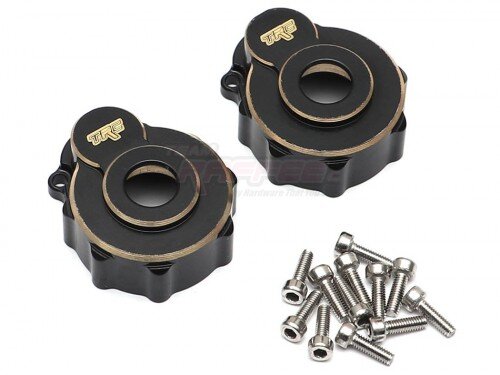 Team Raffee & Co Brass Portal Axle Cover (2) for TRX4 for Traxxas TRX-4 TRC/302464