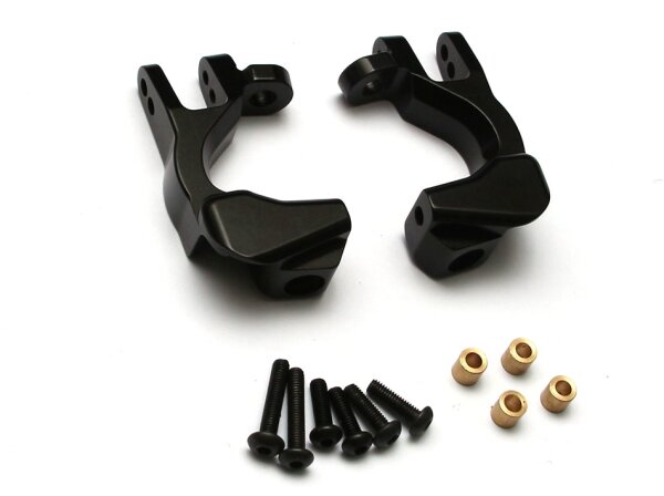 Team Raffee & Co Aluminum C Hub - 1 Pair Black for Traxxas Slash 4x4 BRTSH03BK