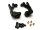 Team Raffee & Co Aluminum C Hub - 1 Pair Black for Traxxas Slash 4x4 BRTSH03BK