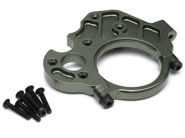 Team Raffee & Co Aluminum Motor Mount (1) Gun Metal for Axial Yeti XL TRC/663006GM