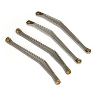 Team Raffee & Co Aluminum Chassis Linkage - 4 Pcs Gun...