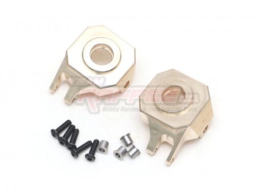 Team Raffee & Co Heavy Duty Brass Knuckle  (2) for Axial SCX10 II TRC/113401