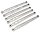 Team Raffee & Co Aluminium Lower & Upper Chassis Link - 6 Pcs Silver for Axial SCX10 TRC/SCX07S