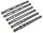 Team Raffee & Co Aluminium Lower & Upper Chassis Link - 6 Pcs Gun Metal for Axial SCX10 TRC/SCX07GM
