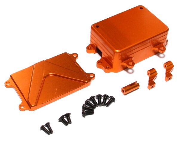 Team Raffee & Co Receiver Box Orange for Axial SCX10 TRC/SCX34OR