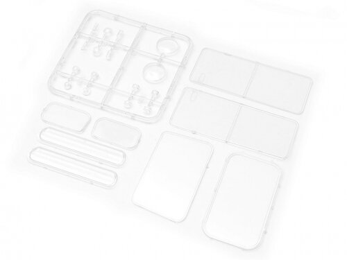 Team Raffee & Co Lamp Lens & Side Window P Part for TRC Defender D110/D90 Hard Body TRC/302491