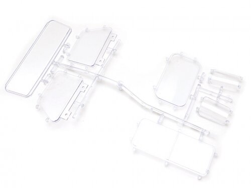 Team Raffee & Co Windows Set N Part for TRC D90 Pickup Truck Hard Body TRC/302519
