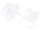 Team Raffee & Co Windows Set N Part for TRC D90 Pickup Truck Hard Body TRC/302519