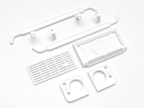 Team Raffee & Co Front Grille & Side Step Sliders Part Tree H for TRC Defender D110 Hard Body TRC/302482