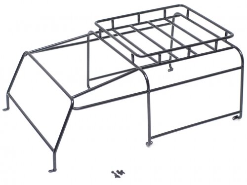 Team Raffee & Co Steel Roll Cage Rack w/ Luggage Tray for Team Raffee Co. Defender D90 2-Door for TRC. TRC-D90 TRC/302224B
