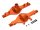Team Raffee & Co Aluminium Front / Rear Gear Box - 2 Pcs Orange for Axial SCX10 TRC/SCX11OR