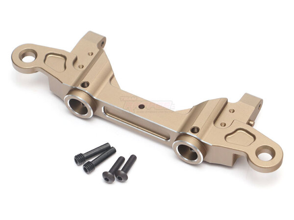 Team Raffee & Co Aluminium Rear Chassis Brace (1) Gun Metal for Axial SCX6 TRC/302876GM