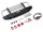 Team Raffee & Co Front Steel Bull Bar Bumper w/ LED & Towing Hooks for SCX10 Black for Axial SCX10 TRC/302416BK