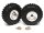 Team Raffee & Co 1.9 High Mass Wheel & Tire set for Crawler Silver for Axial SCX10 TRC/32304S