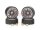 Team Raffee & Co Alu+Brass 8-petals Wheel for 1/24 RC Crawler (4) Gun Metal for Axial SCX24 TRC/1080021GM