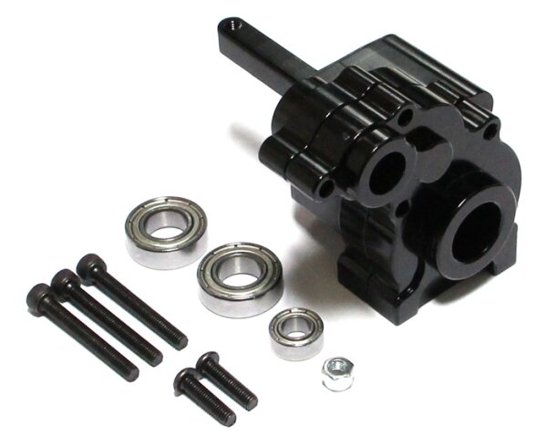 Team Raffee & Co Aluminum Transmission Case - 1 Pc Black for Axial Wraith BRWRT05BK