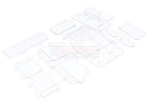Team Raffee & Co Replacement Acrylic Parts for TRC D110 Defender TRC/302214 for Team Raffee Co. TRC-D110 TRC/302214C