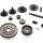 Team Raffee & Co Aluminum Iron Center Gear Set Gun Metal for Axial SCX10 TRC/SCX45