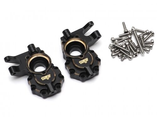 Team Raffee & Co Brass Front Steering Knuckle (2) for TRX4 for Traxxas TRX-4 TRC/302466