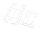 Team Raffee & Co Fender Flare Kit for TRC Defender D110 6x6 Pickup Hard Body TRC/302536