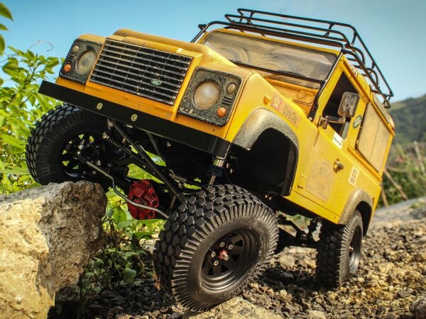 Team Raffee & Co Defender D90 1/10 Hard Plastic Body Kit W/ Interior DIY Version TRC/LR001