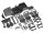 Team Raffee & Co 5 Door Open-Top Rubicon Hard Body for 1/10 Crawler 313mm Kit Version Black TRC/302532BK