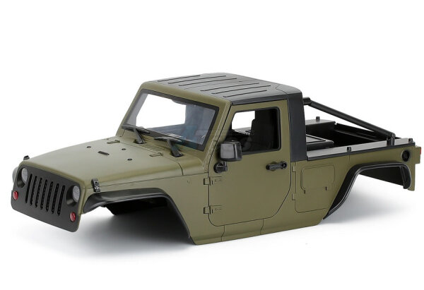 Team Raffee & Co Wrangler Pickup Hard Body for 1/10 Crawler 313mm Military TRC/302891MY
