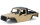 Team Raffee & Co Wrangler Pickup Hard Body for 1/10 Crawler 313mm Desert Yellow TRC/302891DY