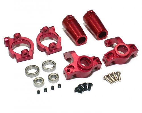 Team Raffee & Co Performance Combo Upgrade Set With Tool Box Red for Axial Yeti TRC/0503COMBO1R