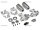 Team Raffee & Co Performance Combo Upgrade Set With Tool Box Silver for Axial Yeti TRC/0503COMBO1S