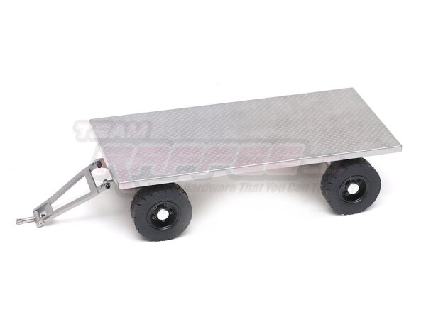 Team Raffee & Co 1/14 Realistic Alloy Flatbed Trailer TRC/JDM-122