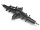 Team Raffee & Co Complete Assembled Pass Thru Axle W/ HD Gears & Truss 6x6 8X8 Truck BRQ90322