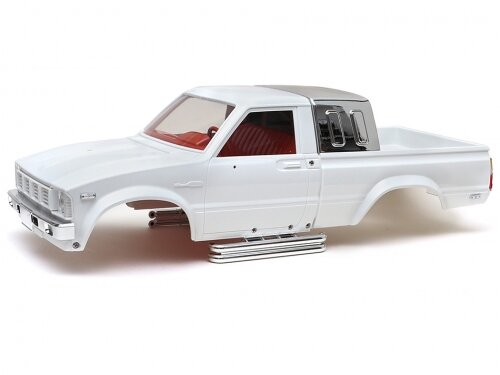Team Raffee & Co 1/10 4X4 Pick-Up Truck Hard Body w/ Full Interior 287mm Hilux White TRC/302468W